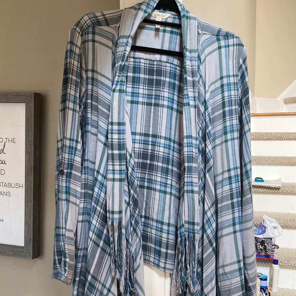 Matilda Jane super soft flannel cardigan